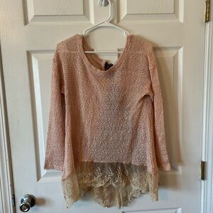 Pink Sweater Tunic